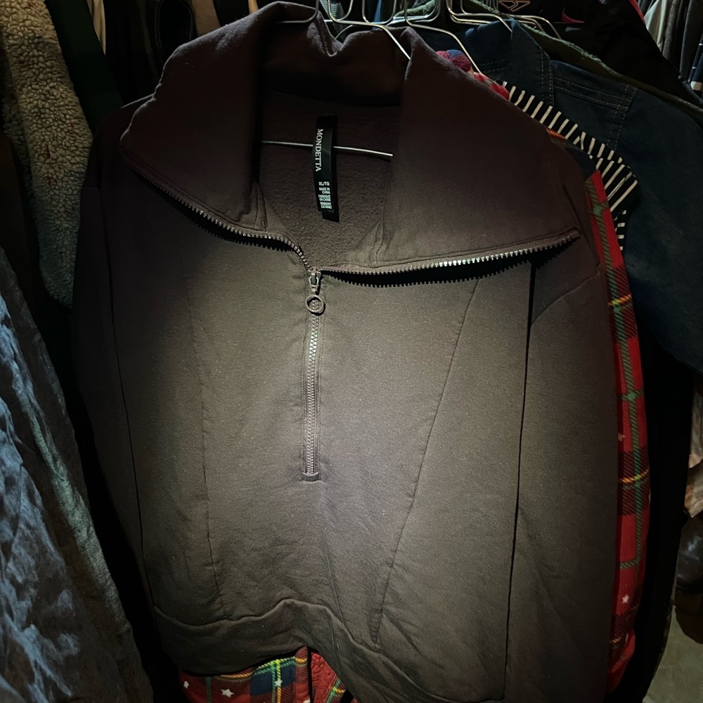 Mondetta Chocolate Brown Fleece Pullover XL